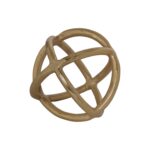 Renwil Azimuth I Decorative Sculpture STA327 — gold aluminum orbital sculpture