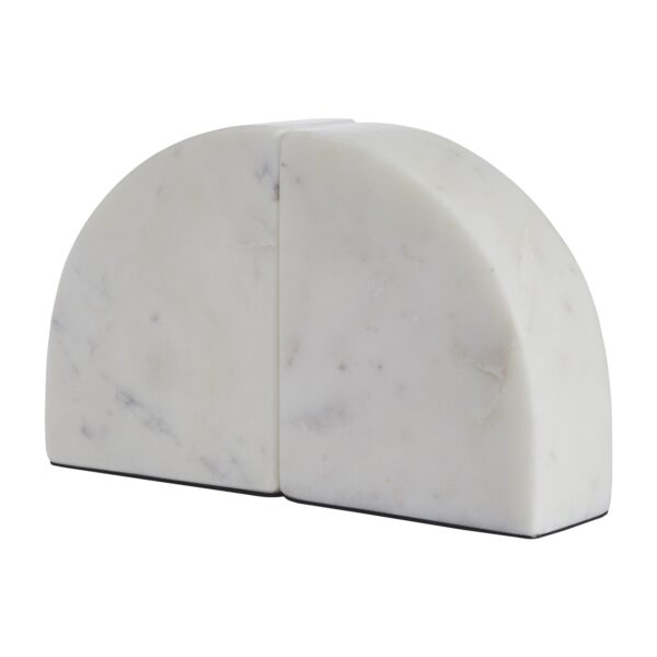 Renwil Kaleido Marble Bookends - Set of 2 — pair arranged together in an arch-like form