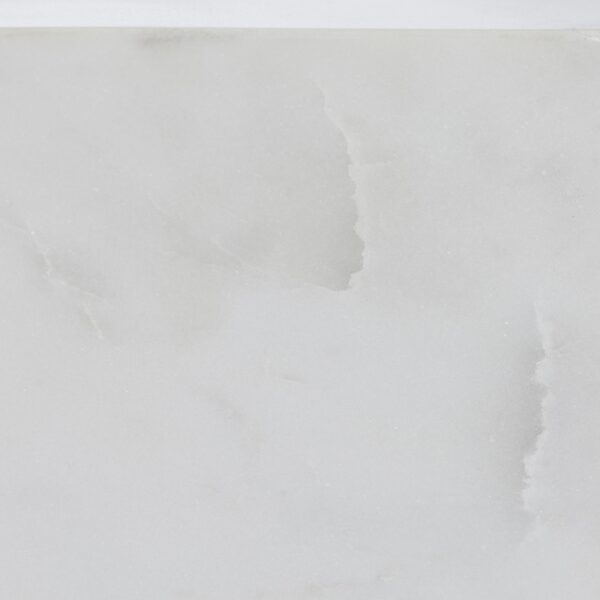 Renwil Relica White Marble Cube Sculpture — product detail view 3