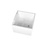 Samos Freestanding bathtub, 39 3/8", in glossy white TSM3939FA001