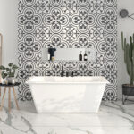 Simplo 2.0 Freestanding bathtub, 59 3/4", in glossy white with integrated overflow TS26032FA001