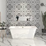Simplo Freestanding bathtub, 59 3/4", in glossy white TSP6032FA001