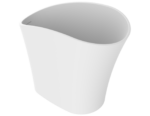 Slik Portfolio - Nio Freestanding bathtub, 43’’, in matte white TNI4427FS005