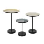 Renwil Stepping Stone TA111 butterscotch, light yellow & sage green accent table set — view 1