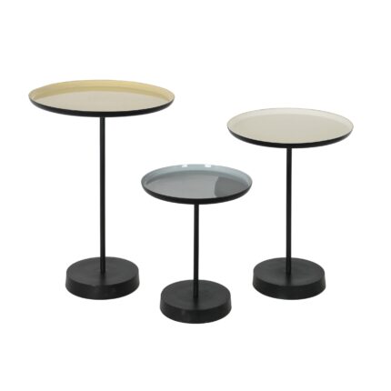 Renwil Stepping Stone TA111 butterscotch, light yellow & sage green accent table set — view 1