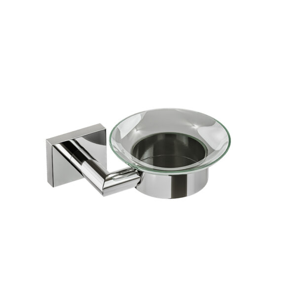 ICO Bath Crater Glass Soap Dish