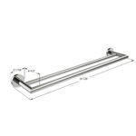 ICO Bath Summit 24″ Double Towel Bar