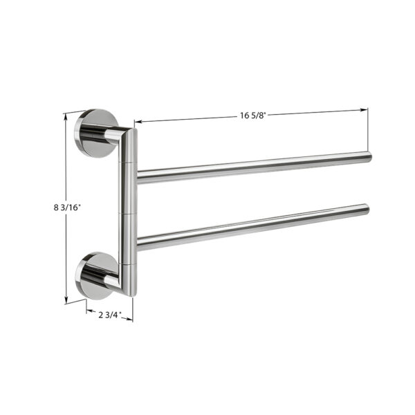 ICO Bath Summit Swivelling Towel Bar