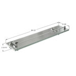 ICO Bath Summit Glass Shelf