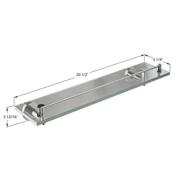 ICO Bath Summit Glass Shelf