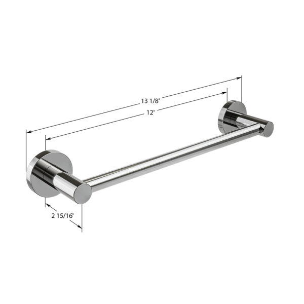 ICO Bath Lava Towel Bar 12″