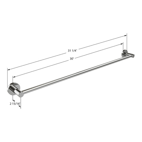 ICO Bath Lava Towel Bar 30″