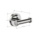 ICO Bath Lava Double Towel Hook