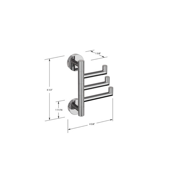 ICO Bath Lava Swivel Towel Hook