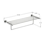 ICO Bath Lava Towel Shelf With Bar