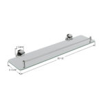 ICO Bath Lava Glass Shelf