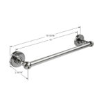 ICO Bath Ember Towel Bar 12″