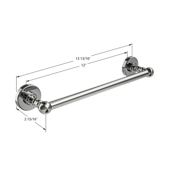 ICO Bath Ember Towel Bar 12″