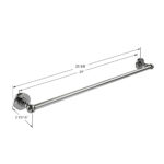 ICO Bath Ember Towel Bar 24″