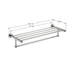 ICO Bath Ember Towel Shelf With Bar