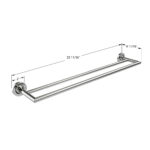 ICO Bath Glow 24″ Double Towel Bar