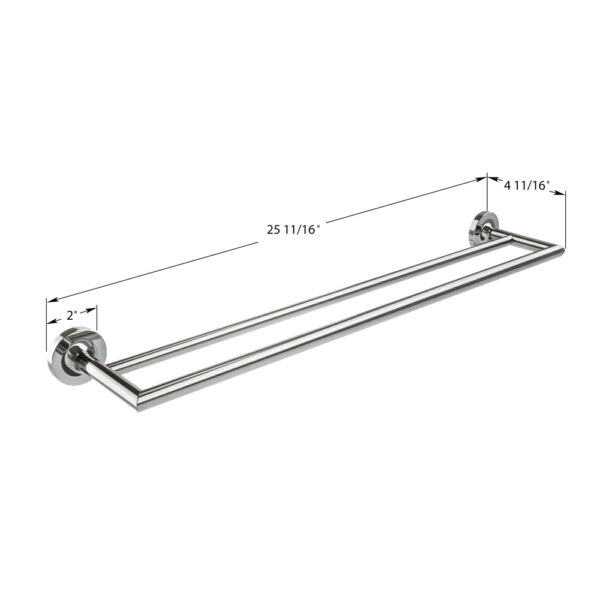 ICO Bath Glow 24″ Double Towel Bar