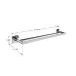 ICO Bath Vapor 24″ Double Towel Bar