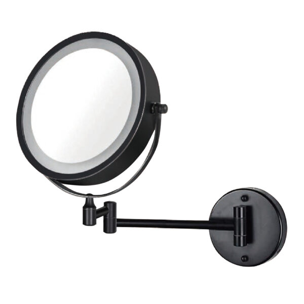 ICO Bath 8.5″ Double Sided Lighted Wall Mounted Mirror Zoom 5x