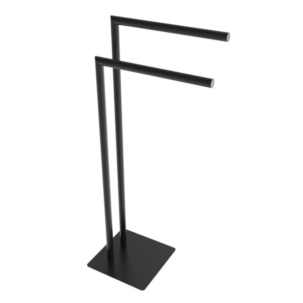 ICO Bath Round Freestanding Double Towel Bar