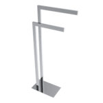 ICO Bath Square Freestanding Double Towel Bar