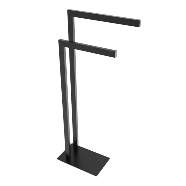 ICO Bath Square Freestanding Double Towel Bar