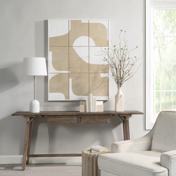 Renwil Erula Hand-Painted Wood Wall Art W6758 — official product view 4