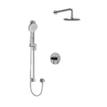 Riobel Riu Shower Kit 323 Trim — Knurled Handle — Chrome