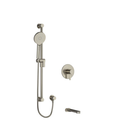 Riobel Nibi Shower Kit 1244 Trim — Brushed Nickel