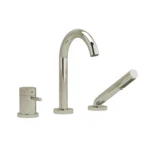 Riobel Riu 3-Hole Deck Mount Tub Filler — Polished Nickel