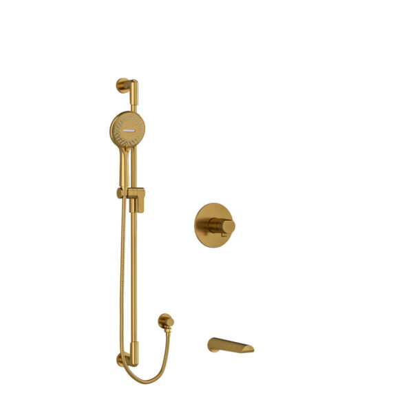 Riobel Parabola Shower Kit 1244 Trim — Brushed Gold