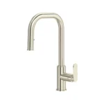 Riobel Arca Pull-Down Kitchen Faucet With U-Spout — Stainless Steel