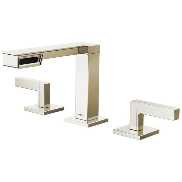 Brizo Frank Lloyd Wright Brilliance® Polished Nickel faucet with Lever handles — 65322LF-PNLHP--HL5322-PN