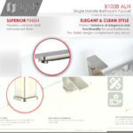Stylish B-103B Stylish Single Handle Bathroom Faucet (Open Box), product view 3