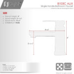 Stylish Alix Bathroom Faucet, product view 4