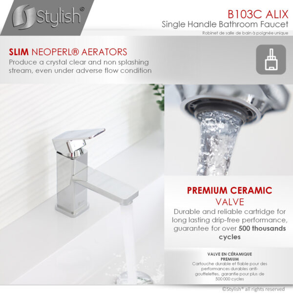 Stylish Alix Bathroom Faucet, product view 6