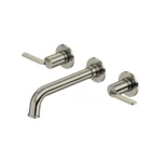 Riobel Authentica Wall Mount Lavatory Faucet Trim — Brushed Nickel