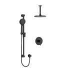 Riobel Edge Shower Kit 323 Trim — Black