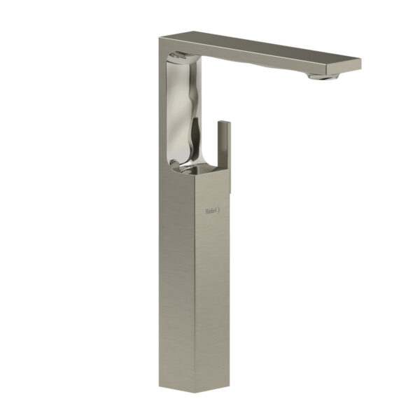 Riobel Reflet Single Handle Tall Lavatory Faucet — Brushed Nickel