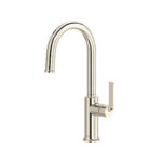 Riobel Authentica Bar/Food Prep Kitchen Faucet With C-Spout — Polished Nickel