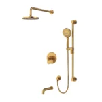 Riobel Arca Shower Kit 1345 Trim — Brushed Gold