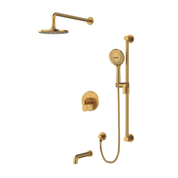 Riobel Arca Shower Kit 1345 Trim — Brushed Gold