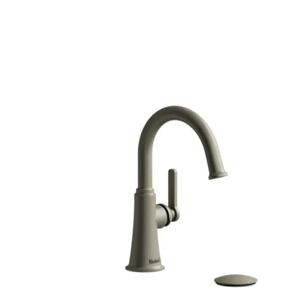 Riobel Momenti Single Handle Lavatory Faucet With C-Spout — Brushed Nickel