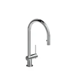 Riobel Azure Pull-Down Kitchen Faucet With Single Spray — Chrome