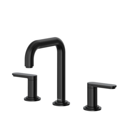 Riobel Arca Widespread Lavatory Faucet With U-Spout — Black